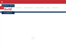 Tablet Screenshot of akhealth.org